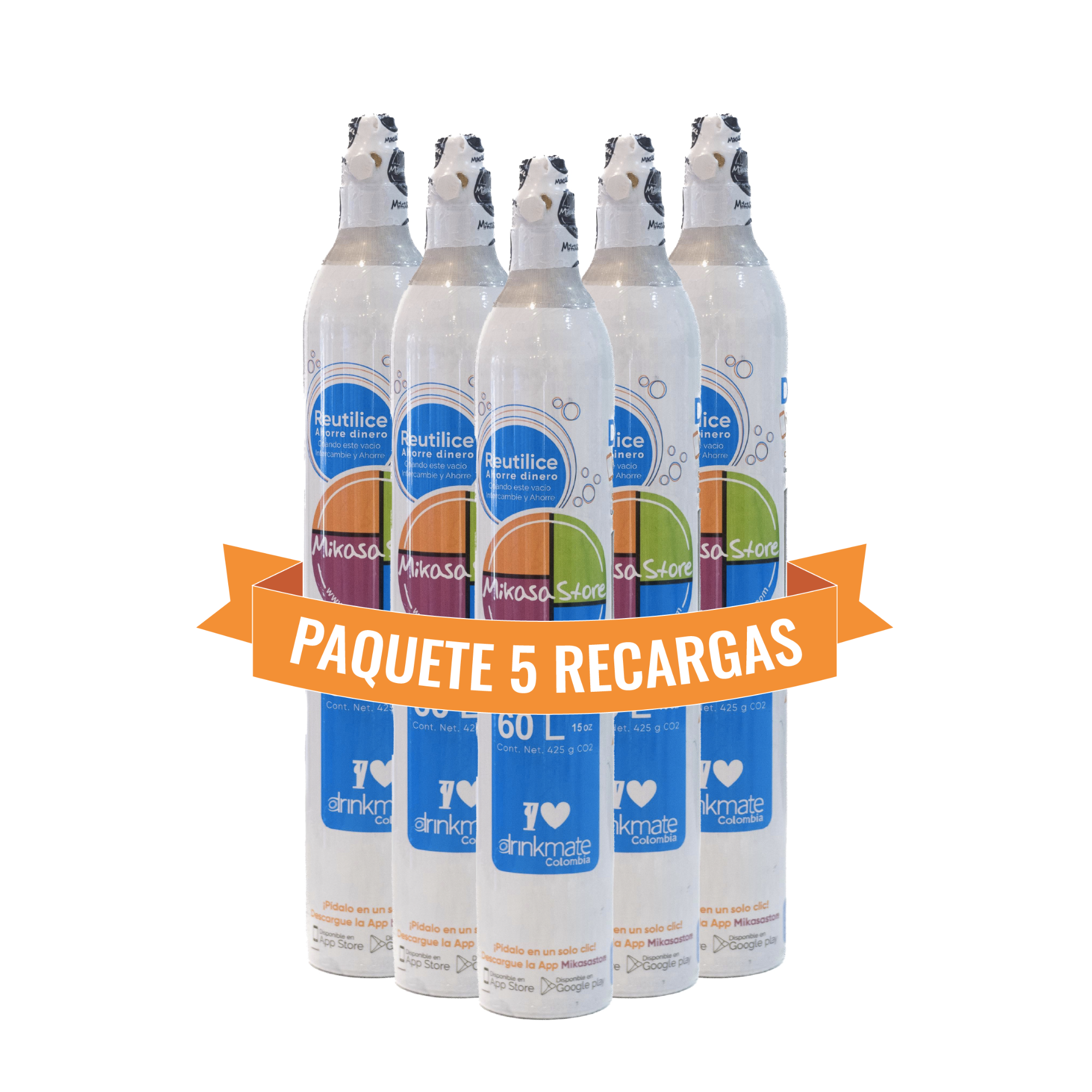 Paquete 5 recargas