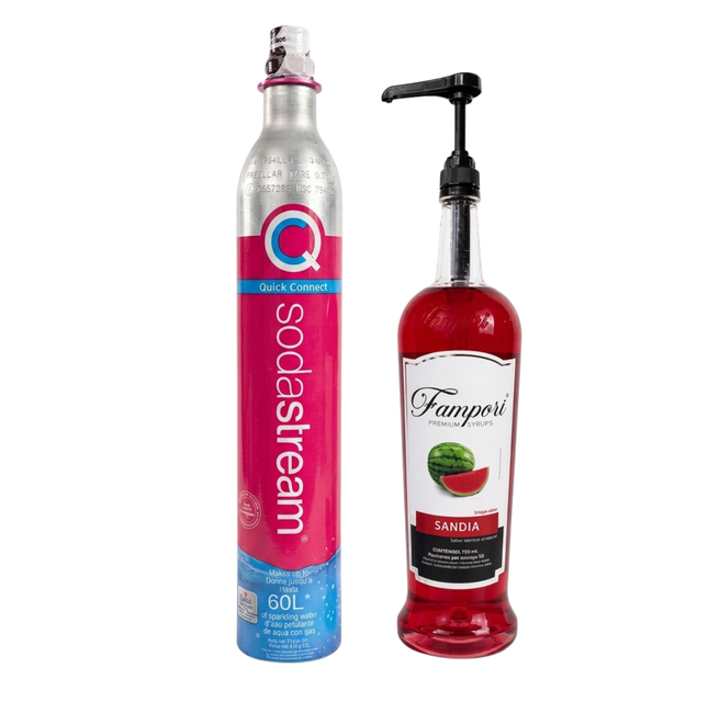 Recarga de Cilindro QUICK CONNECT + Saborizante